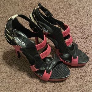 Unique Aldo Heeled Sandals - Please Read Description